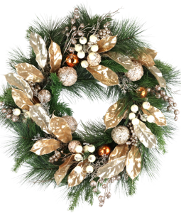 3440 WREATH GOLDEN HARMONY